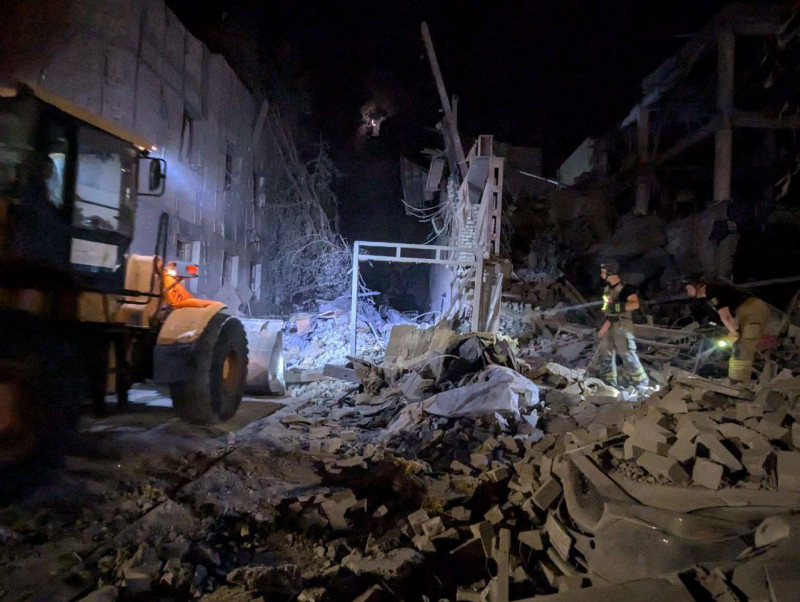 Hotelul echipei Șahtior, bombardat de ruși