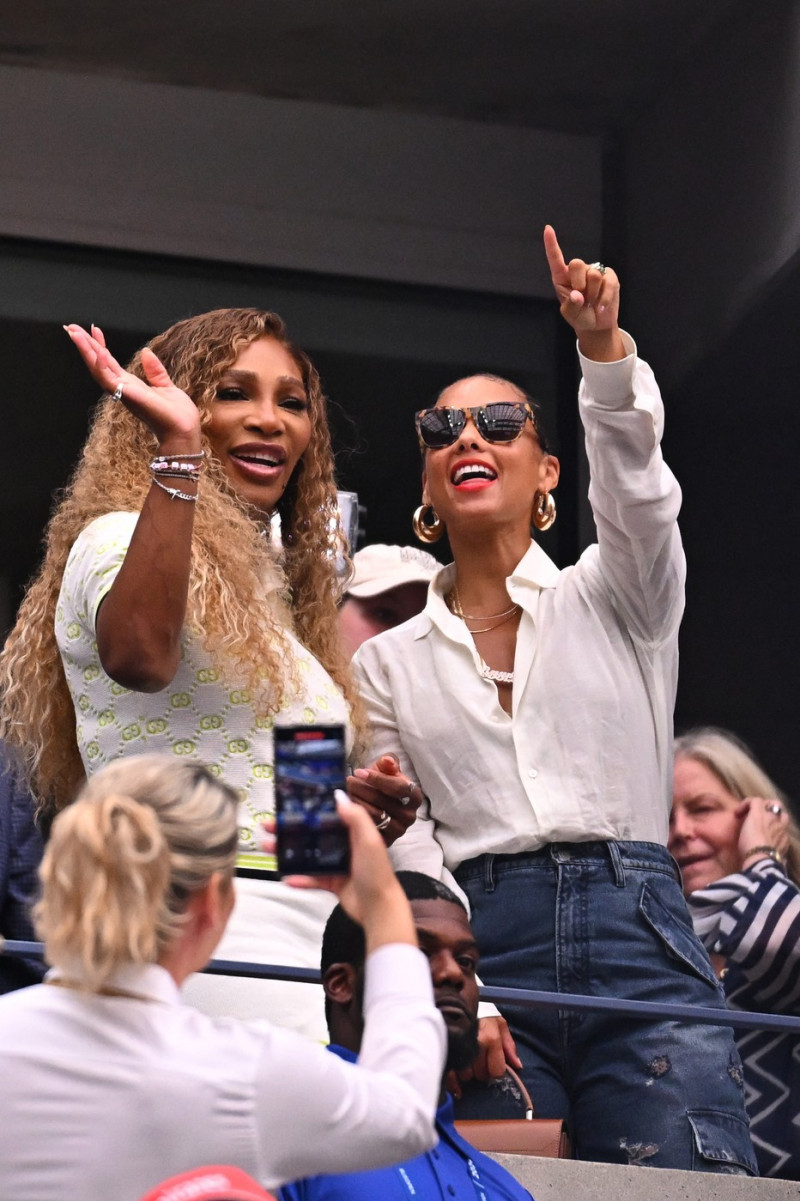 US Open - Serena Williams And Alicia Keys