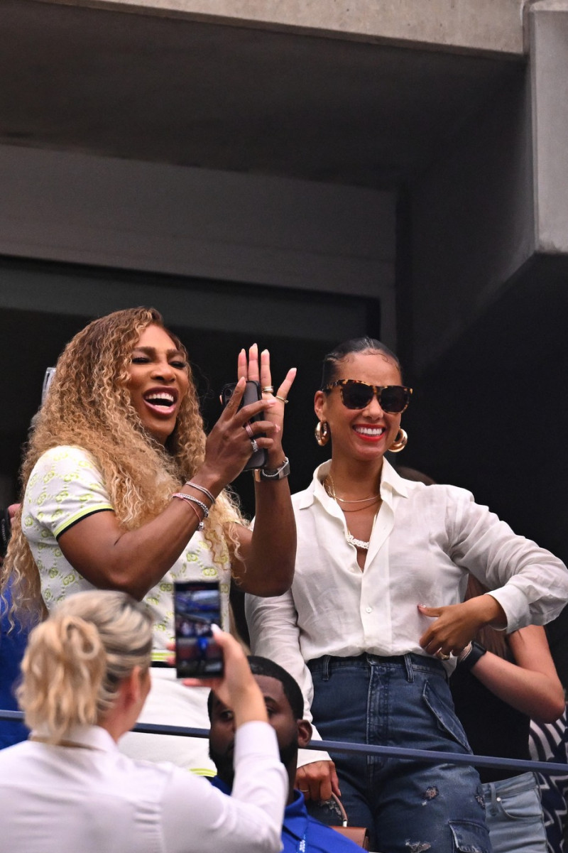 US Open - Serena Williams And Alicia Keys