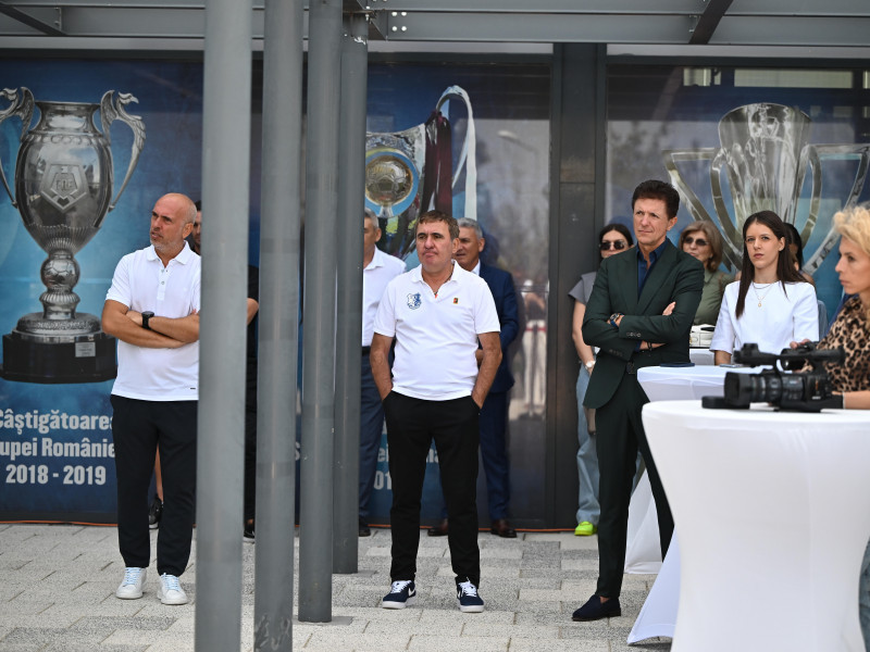 FOTBAL:INAUGURARE CLADIRE ADMINISTRATIVA ACADEMIA GHEORGHE HAGI (4.09.2024)