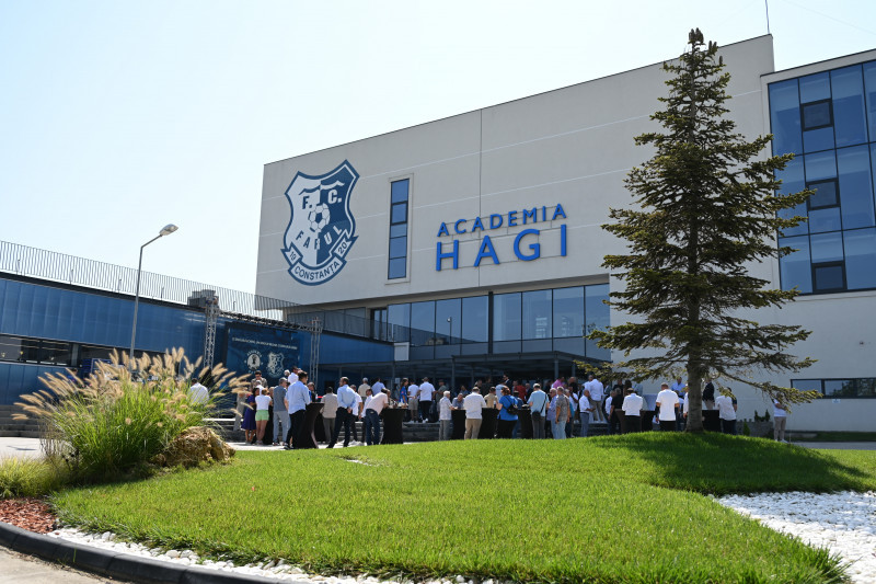 FOTBAL:INAUGURARE CLADIRE ADMINISTRATIVA ACADEMIA GHEORGHE HAGI (4.09.2024)