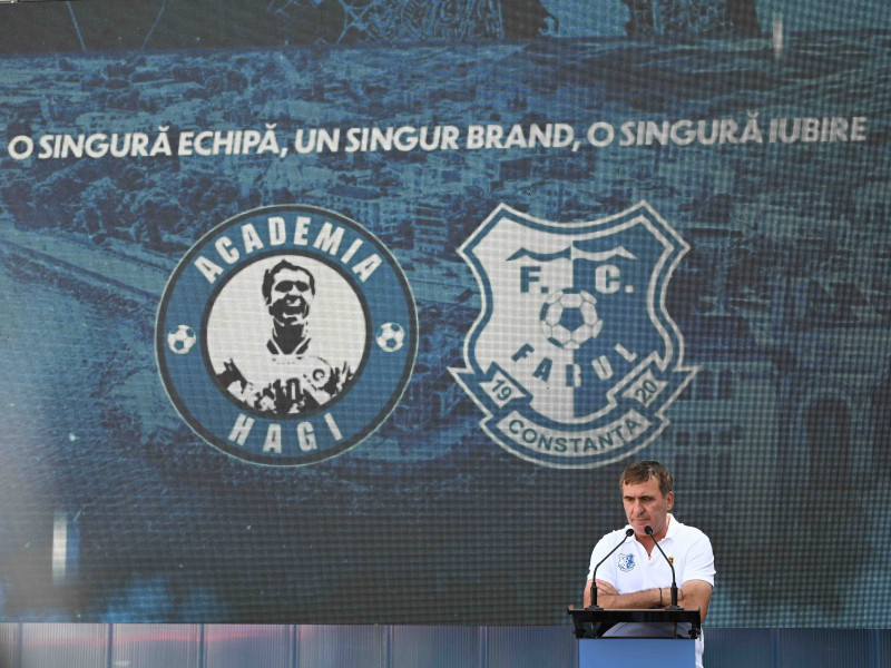 FOTBAL:INAUGURARE CLADIRE ADMINISTRATIVA ACADEMIA GHEORGHE HAGI (4.09.2024)