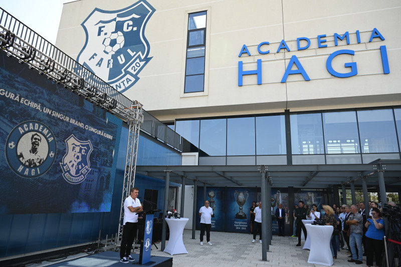 FOTBAL:INAUGURARE CLADIRE ADMINISTRATIVA ACADEMIA GHEORGHE HAGI (4.09.2024)