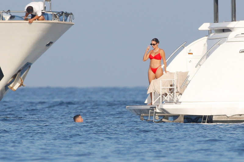 *EXCLUSIVE* *WEB MUST CALL FOR PRICING* Cristiano Ronaldo and Georgina Rodriguez enjoy luxurious yacht day in the south of France!