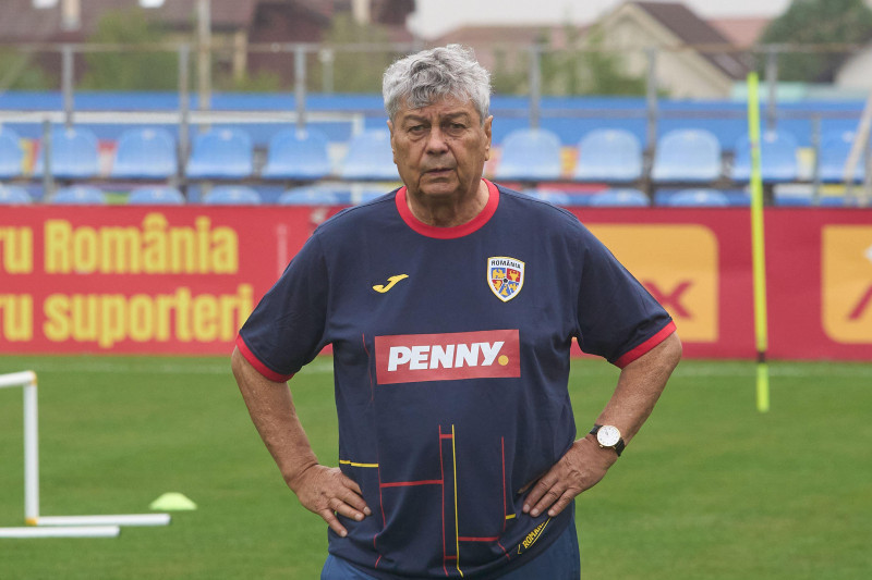 Bucharest, Romania. 1st Sep, 2024: Mircea Lucescu, the new coach of the Romanian National Football Team, during the first official training of the national team. Credit: Lucian Alecu/Alamy Live News