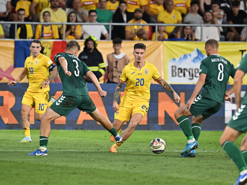 FOTBAL:ROMANIA-LITUANIA, LIGA NATIUNILOR (9.09.2024)