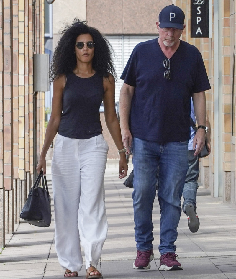 EXCLUSIVE: Boris Becker And Girlfriend Spotted At Stuttgart Hotel Le Meridien - 19 Jul 2024