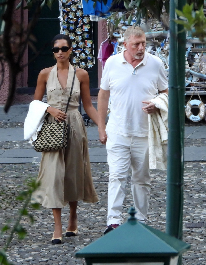 *EXCLUSIVE* WEB MUST CALL FOR PRICING - Boris Becker and his fiancee Lilian de Carvalho Monteiro visit the Cervara Abbey, the venue of their reported wedding as they complete their preparations by enjoying a romantic dinner out in Portofino.
*PICTURES TAK