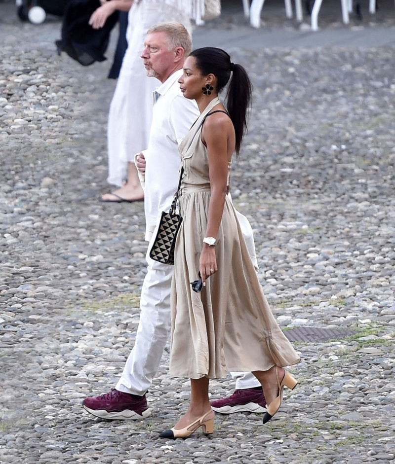 *EXCLUSIVE* WEB MUST CALL FOR PRICING - Boris Becker and his fiancee Lilian de Carvalho Monteiro visit the Cervara Abbey, the venue of their reported wedding as they complete their preparations by enjoying a romantic dinner out in Portofino.
*PICTURES TAK