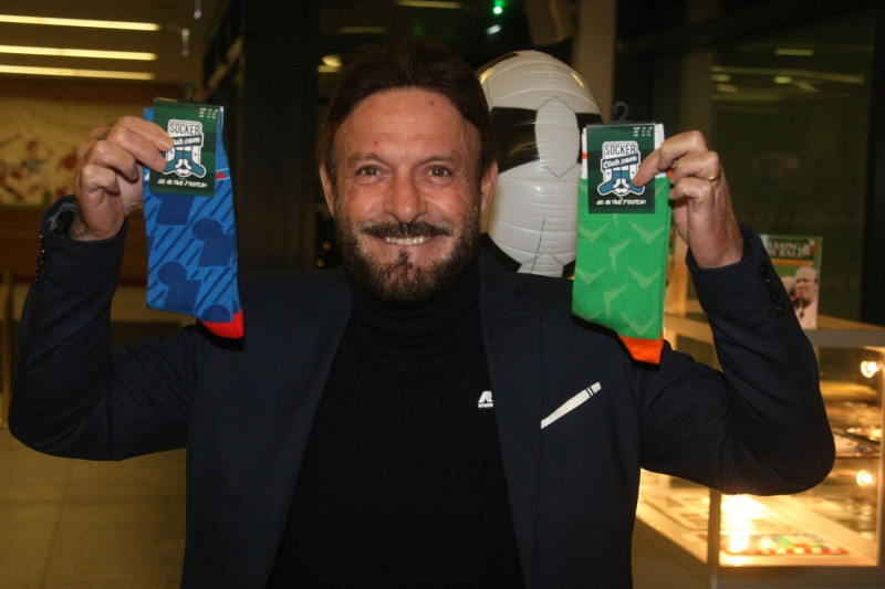 Former Italian Soccer Player Toto Schillaci Opens A Football Exhibition In Dublin Castle