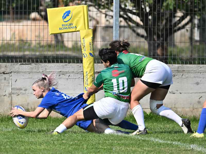 RUGBY FEMININ:ROMANIA-BULGARIA, RUGBY EUROPE CONFERENCE (22.09.2024)