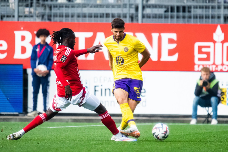 FOOTBALL : Stade Brestois vs Toulouse FC - Ligue 1 - Journée 5 - 22/09/2024