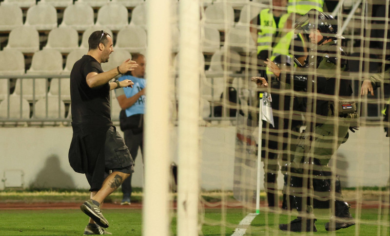 RECORD DATE NOT STATED 24.09.2024 Belgrade(Serbia) FK Partizan-FK Crvena Zvezda(Red Star) Mozzartbet Super Liga men s fo
