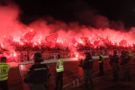 Sport Bilder des Tages PARTIZAN vs CRVENA ZVEZDA DELIJE supporters football Crvena zvezda vs Partizan National champions