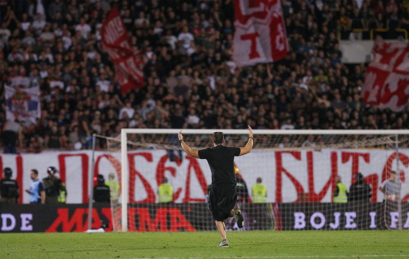 RECORD DATE NOT STATED 24.09.2024 Belgrade(Serbia) FK Partizan-FK Crvena Zvezda(Red Star) Mozzartbet Super Liga men s fo