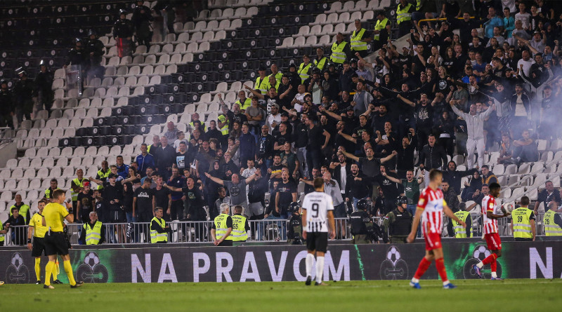 RECORD DATE NOT STATED 24.09.2024 Belgrade(Serbia) FK Partizan-FK Crvena Zvezda(Red Star) Mozzartbet Super Liga men s fo