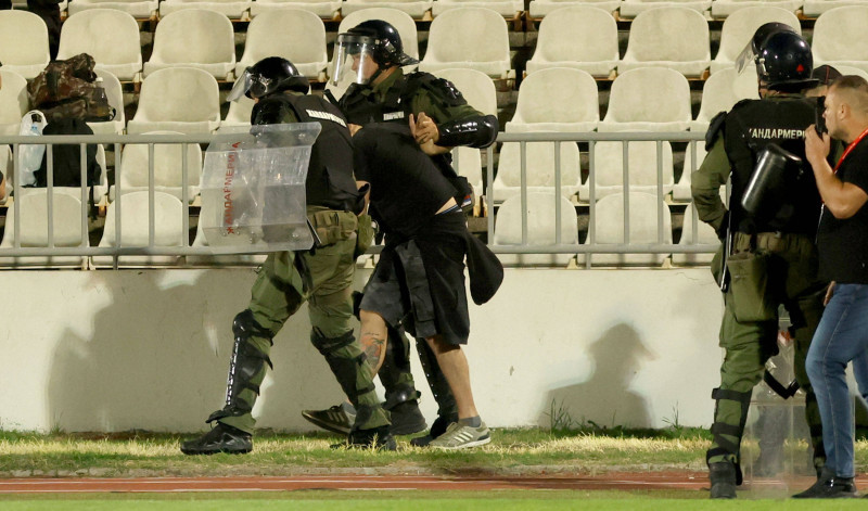 RECORD DATE NOT STATED 24.09.2024 Belgrade(Serbia) FK Partizan-FK Crvena Zvezda(Red Star) Mozzartbet Super Liga men s fo