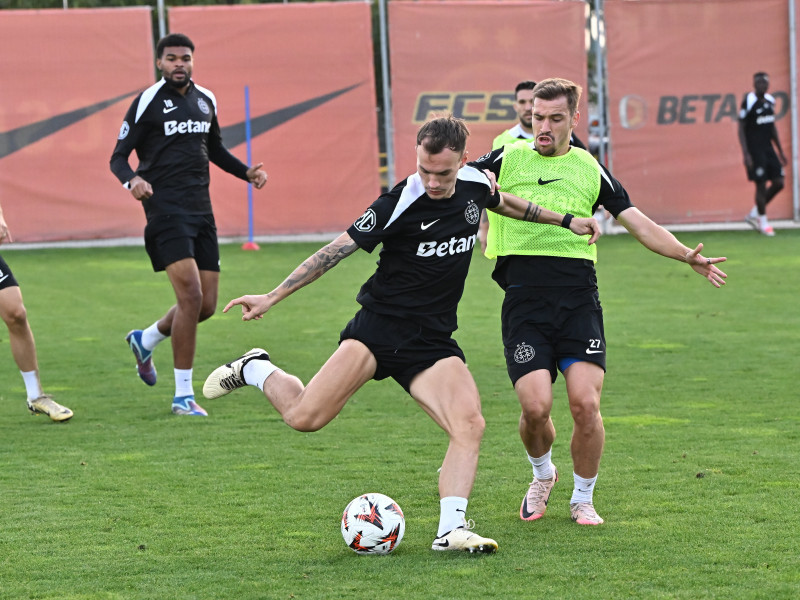 FOTBAL:ANTRENAMENT OFICIAL FCSB INAINTEA MECIULUI CU RFS, UEFA EUROPA LEAGUE (25.09.2024)