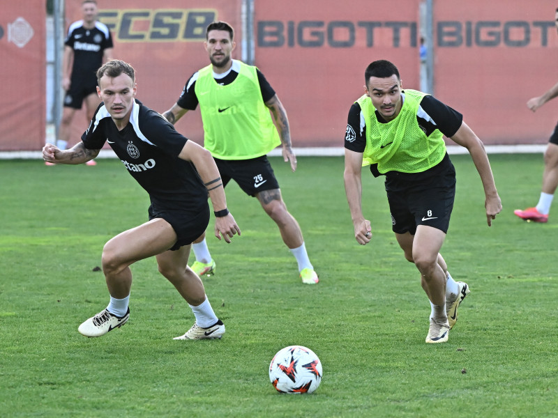 FOTBAL:ANTRENAMENT OFICIAL FCSB INAINTEA MECIULUI CU RFS, UEFA EUROPA LEAGUE (25.09.2024)