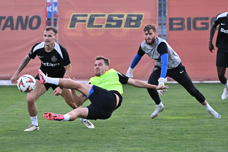 FOTBAL:ANTRENAMENT OFICIAL FCSB INAINTEA MECIULUI CU RFS, UEFA EUROPA LEAGUE (25.09.2024)