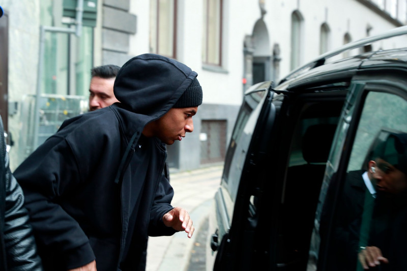 Kylian Mbappe in Stockholm, Sweden - 11 Oct 2024