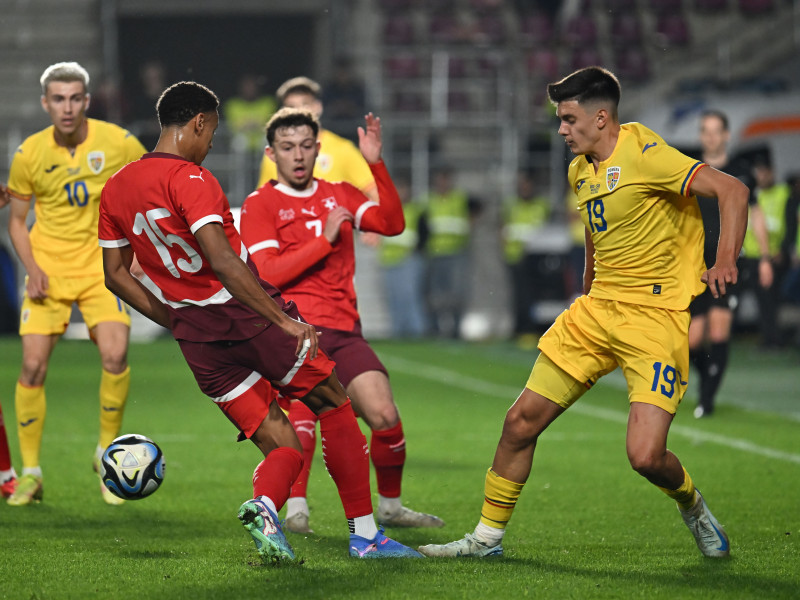 FOTBAL:ROMANIA U21-ELVETIA U21, PRELIMINARIILE UEFA EURO 2025 (15.10.2024)