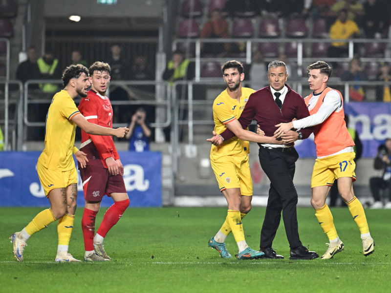 FOTBAL:ROMANIA U21-ELVETIA U21, PRELIMINARIILE UEFA EURO 2025 (15.10.2024)