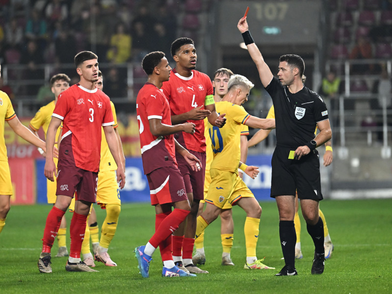 FOTBAL:ROMANIA U21-ELVETIA U21, PRELIMINARIILE UEFA EURO 2025 (15.10.2024)