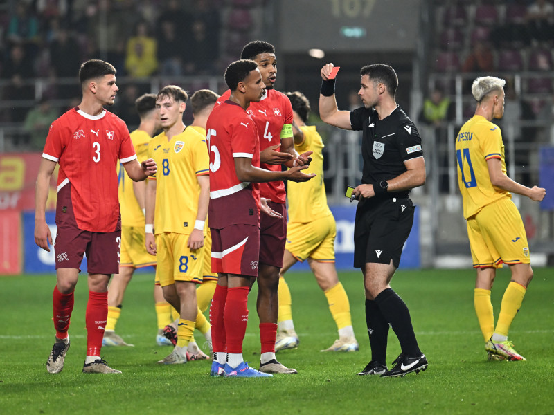 FOTBAL:ROMANIA U21-ELVETIA U21, PRELIMINARIILE UEFA EURO 2025 (15.10.2024)