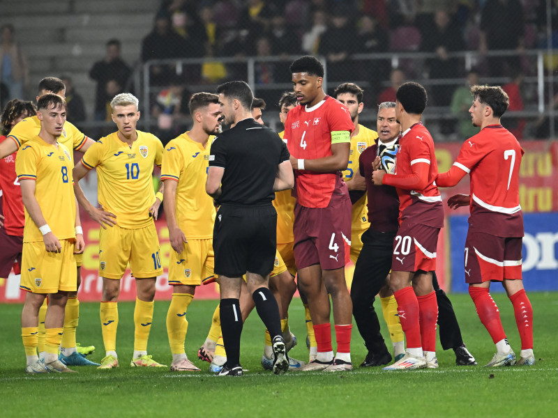 FOTBAL:ROMANIA U21-ELVETIA U21, PRELIMINARIILE UEFA EURO 2025 (15.10.2024)