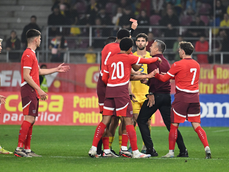 FOTBAL:ROMANIA U21-ELVETIA U21, PRELIMINARIILE UEFA EURO 2025 (15.10.2024)