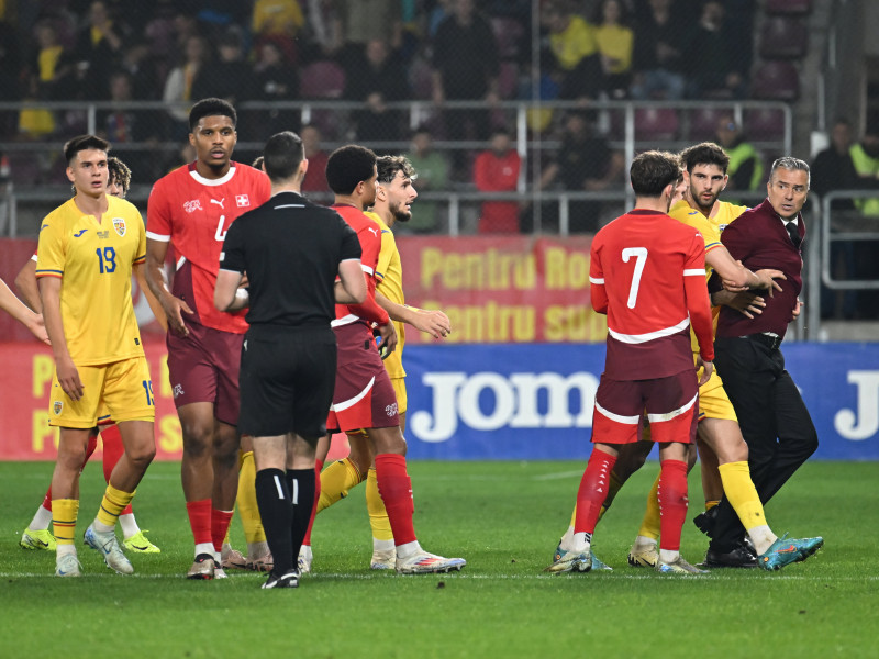 FOTBAL:ROMANIA U21-ELVETIA U21, PRELIMINARIILE UEFA EURO 2025 (15.10.2024)