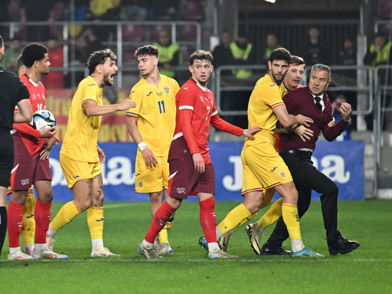 FOTBAL:ROMANIA U21-ELVETIA U21, PRELIMINARIILE UEFA EURO 2025 (15.10.2024)