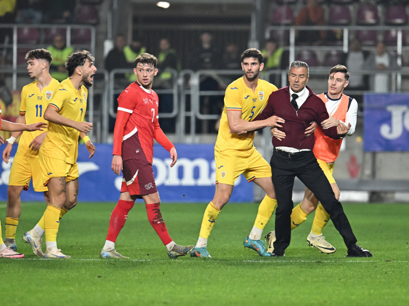 FOTBAL:ROMANIA U21-ELVETIA U21, PRELIMINARIILE UEFA EURO 2025 (15.10.2024)