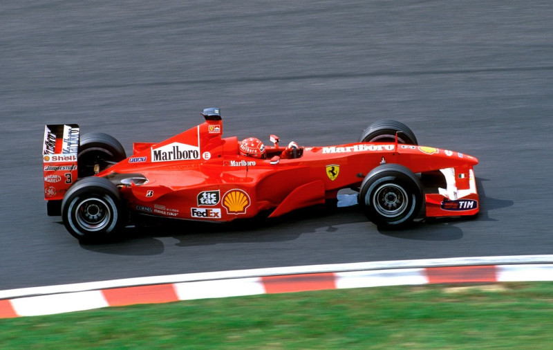 Michael Schumacher German Ferrari F1 2000 Japanese GP 1st