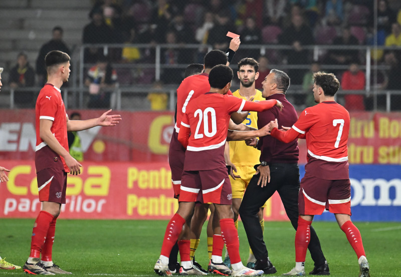 FOTBAL:ROMANIA U21-ELVETIA U21, PRELIMINARIILE UEFA EURO 2025 (15.10.2024)