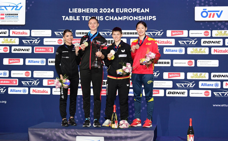 Ceremony-Womens-Singles-EC_Linz-2024-10-20-1823.JPG European Table tennis, Tischtennis Championships at TipsArena Linz,