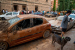 Spain, Destruction from the floods in Valencia