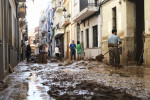 Destruction caused by catastrophic flood disaster in Spain's Valencia