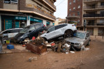 Spain, Destruction from the floods in Valencia