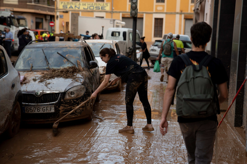 Spain, Destruction from the floods in Valencia