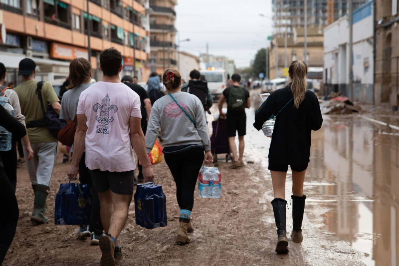 Spain, Destruction from the floods in Valencia