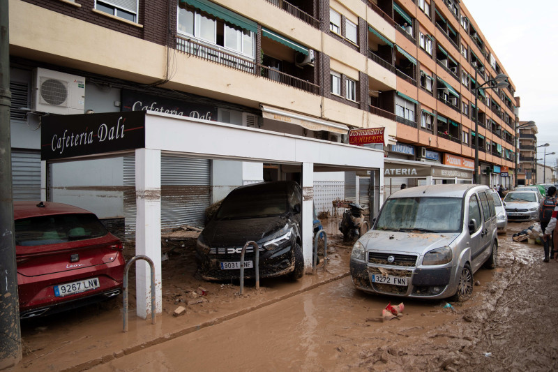 Spain, Destruction from the floods in Valencia
