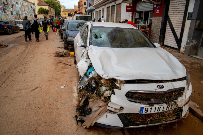 Spain, Destruction from the floods in Valencia