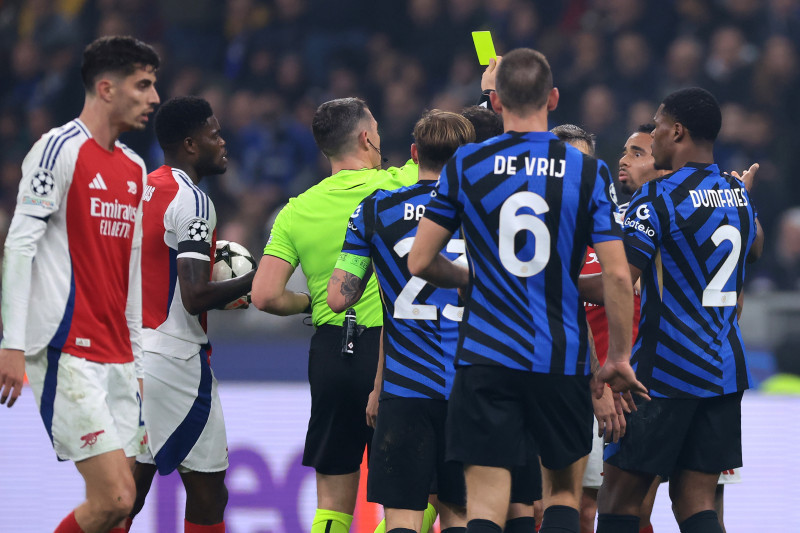 Internazionale v Arsenal - UEFA Champions League - Giuseppe Meazza