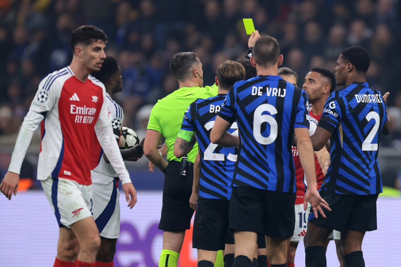 Internazionale v Arsenal - UEFA Champions League - Giuseppe Meazza