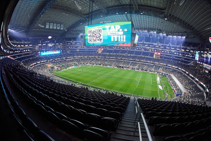 RECORD DATE NOT STATED Seleccion Mexicana 2024 Mexico 0-0 Canada General View Stadium during the game International Frie
