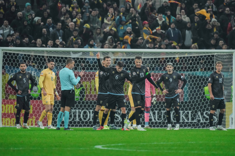 Nations League C, Group C2: Romania vs. Kosovo Kosovo Captain Amir Rrahmani decides to leave the pitch with his teammate