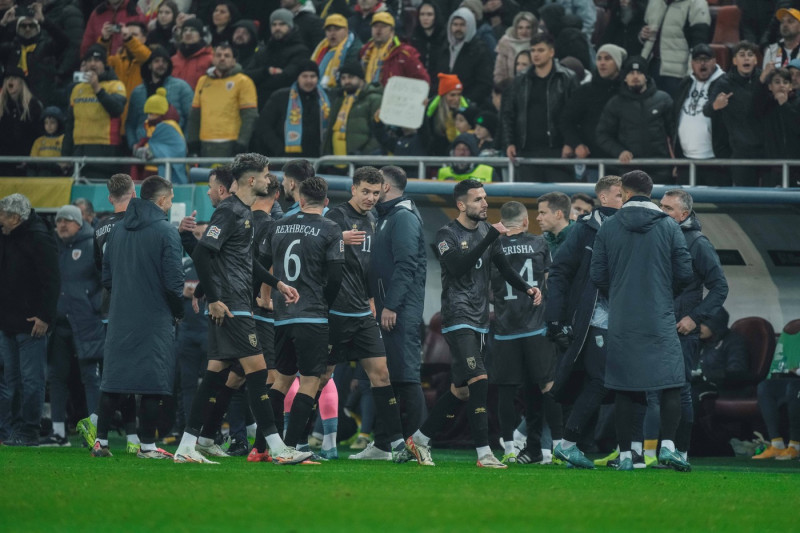 Nations League C, Group C2: Romania vs. Kosovo Kosovo Captain Amir Rrahmani decides to leave the pitch with his teammate