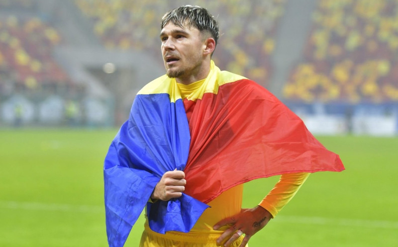 Andrei Ratiu during UEFA Nations League game Romania vs Cyprus , 18.11.2024 , Bucharest , Romania